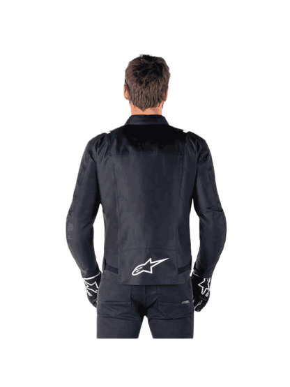 Jaqueta Alpinestars T Sps V2 Impermeavel Preto e Branco
