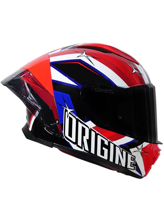 Capacete Origine Pista Flag America Vermelho