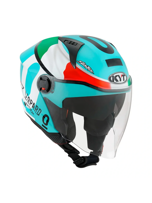 Capacete Kyt D-City Dennis Foggia Leopard Replica