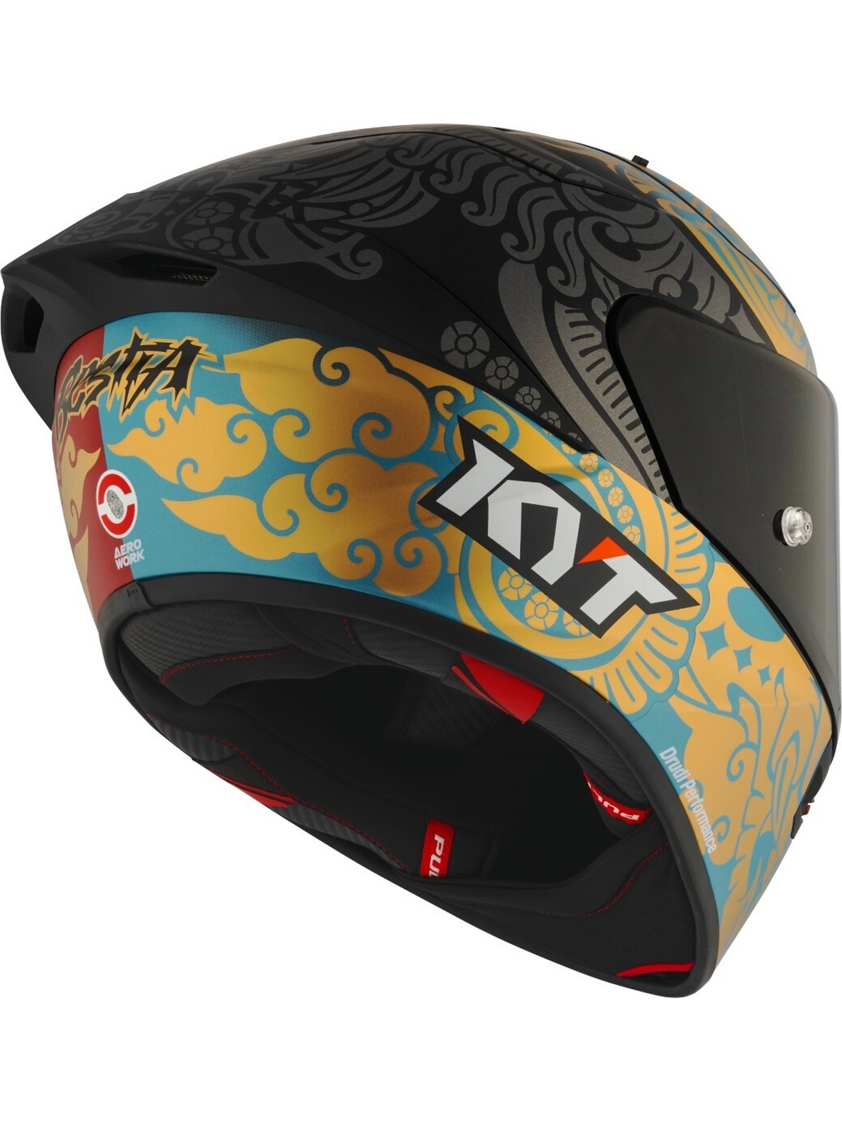 Capacete Kyt KX-1 Race Gp Bastianini Idn Rep 23 Fosco