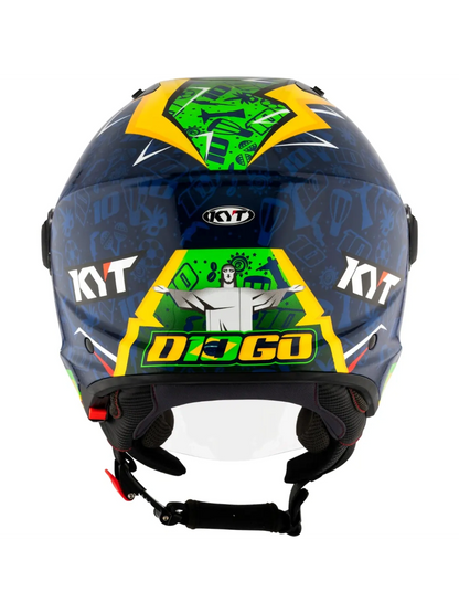 Capacete Kyt D-City Diogo Moreira 2024 Replica