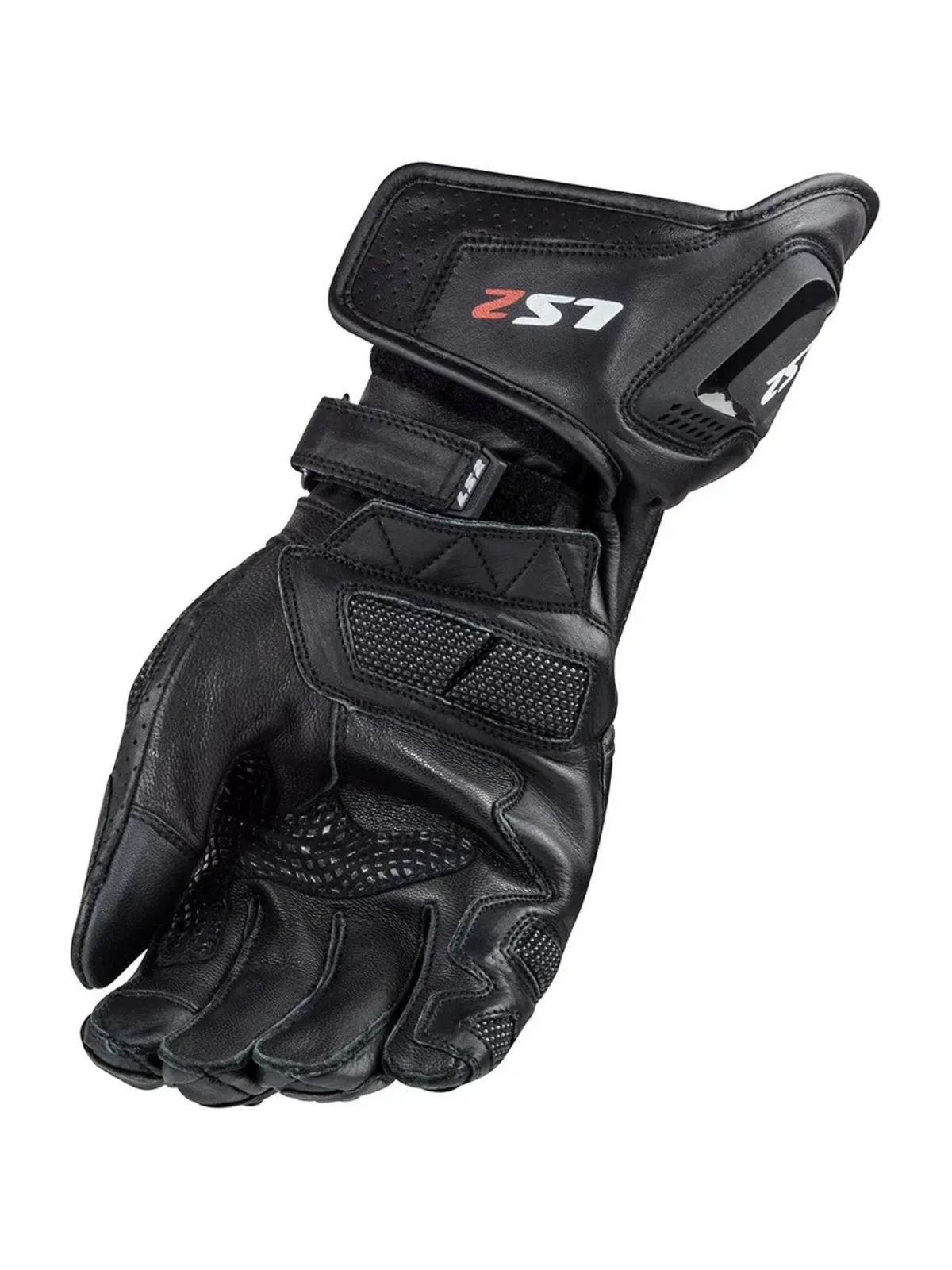 Luva LS2 Swift Racing Preto/Preto