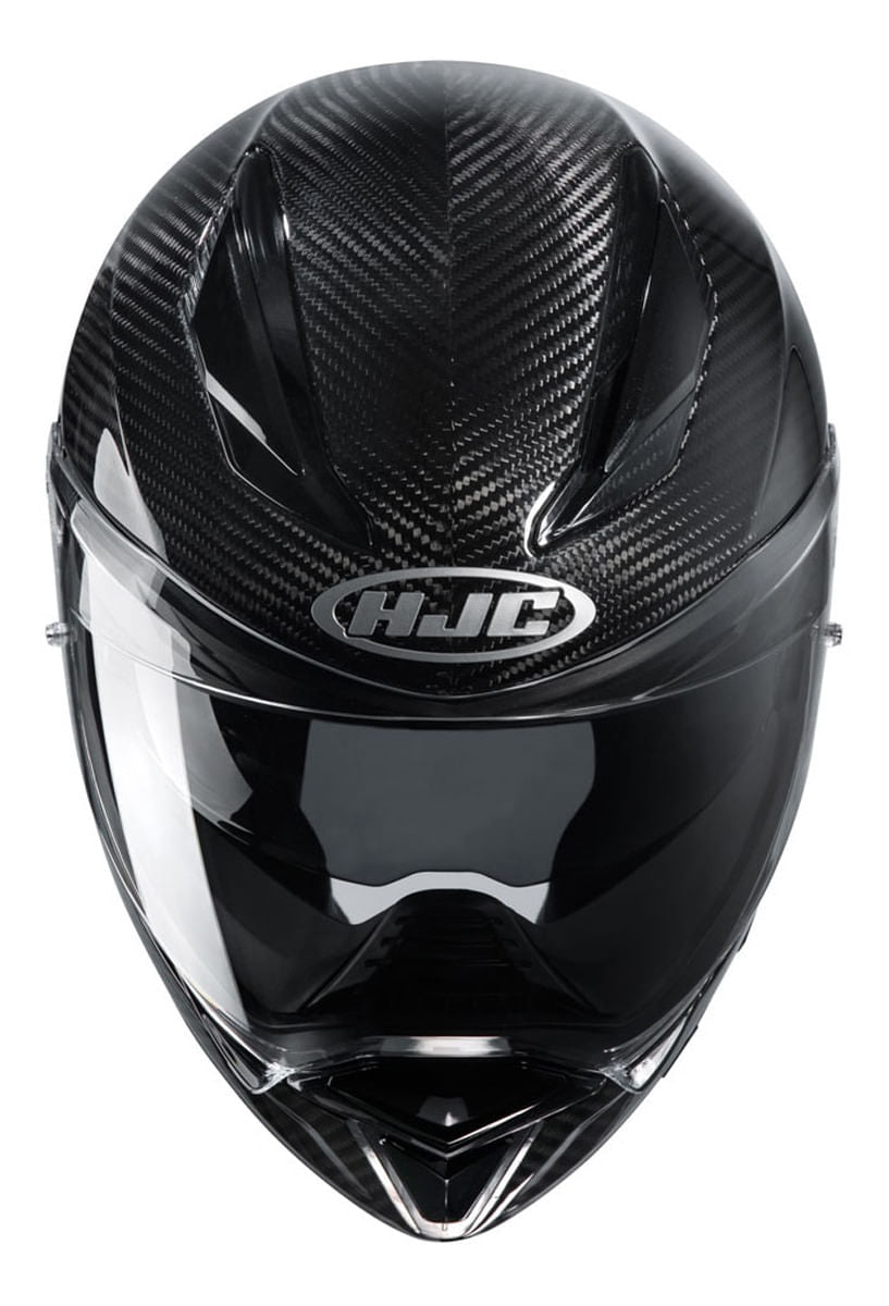 Capacete Hjc F70 Solido Carbono Preto