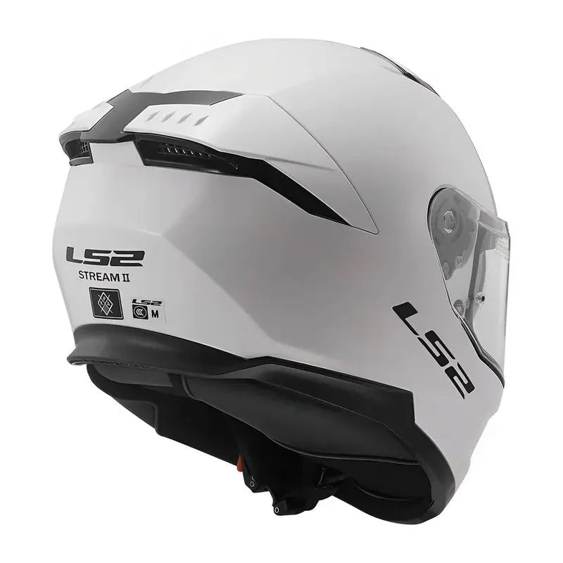 Capacete Ls2 Stream II Ff808 Monocolor Branco