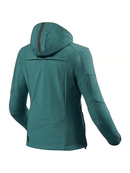 Jaqueta Revit Afterburn Impermeável Feminino Verde Escuro