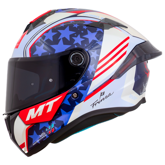 Capacete Mt Targo S Ortola 2024 USA Branco (C7)