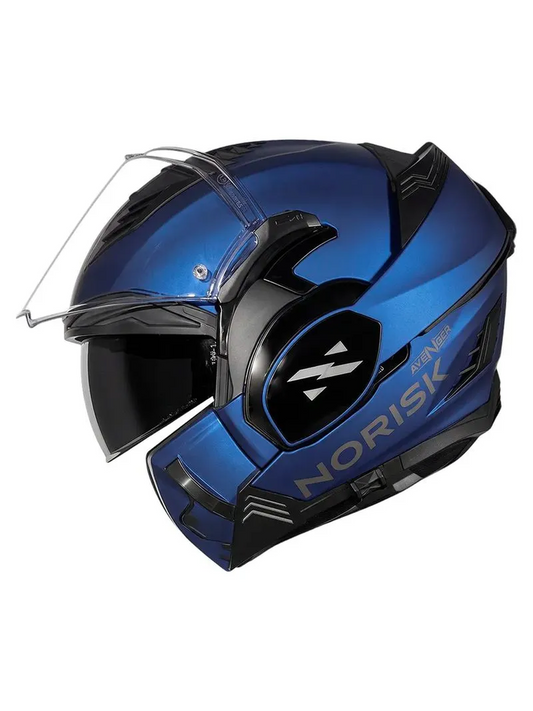 Capacete Norisk Avenger Monocolor Azul Fosco