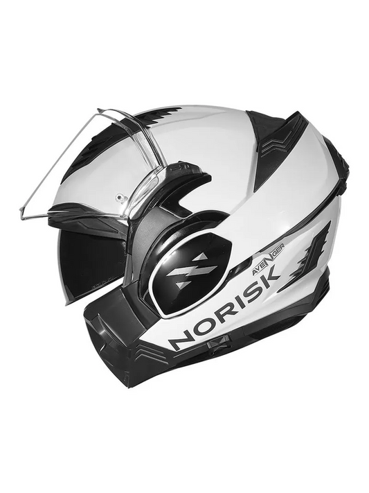 Capacete Norisk Avenger Monocolor Branco