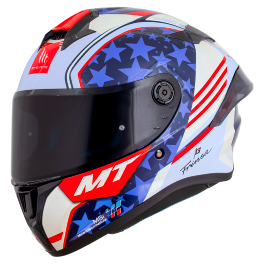Capacete Mt Targo S Ortola 2024 USA Branco (C7)
