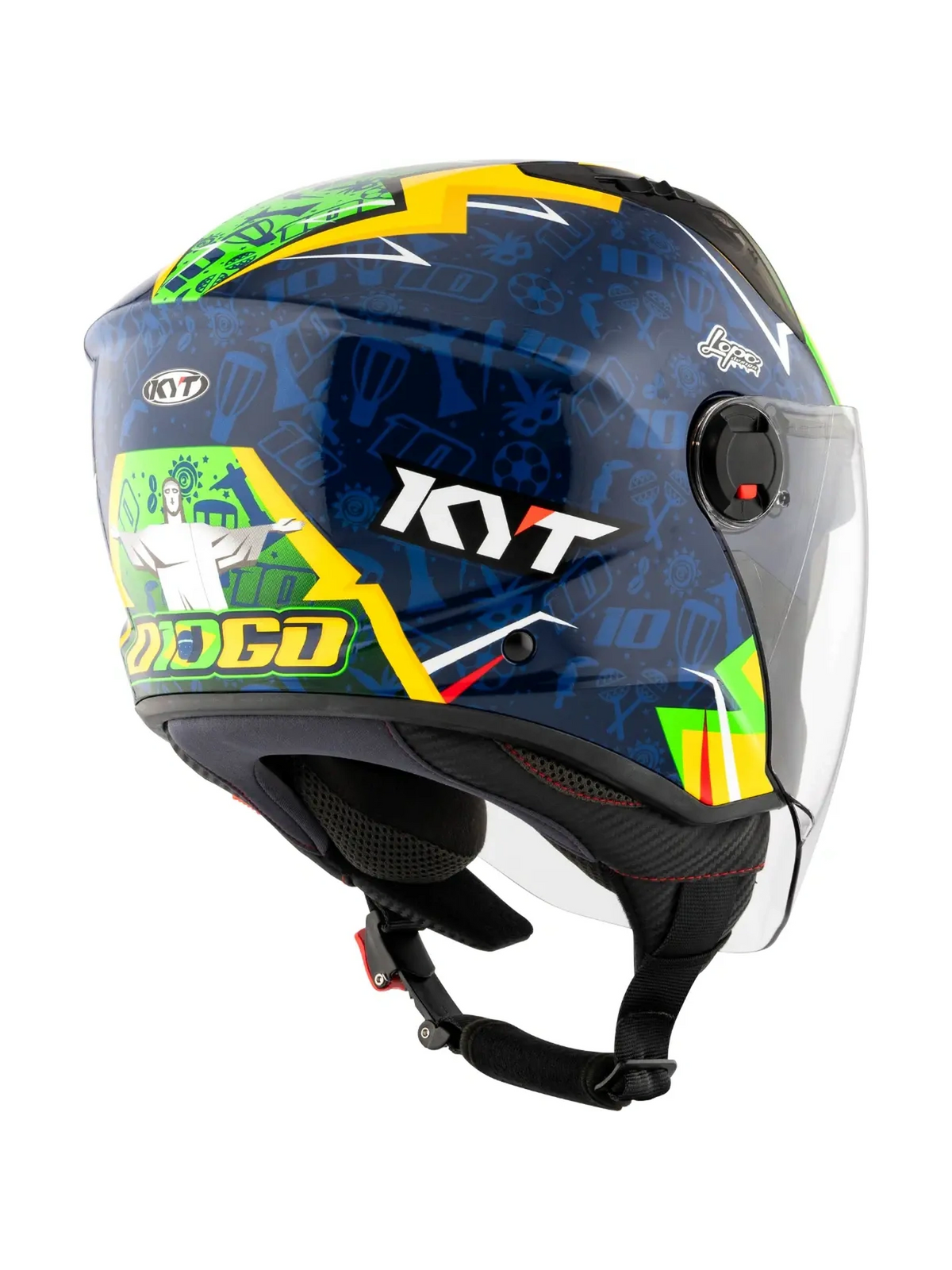 Capacete Kyt D-City Diogo Moreira 2024 Replica
