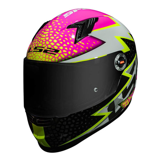 Capacete Ls2 FF358 Speedy Branco/Rosa