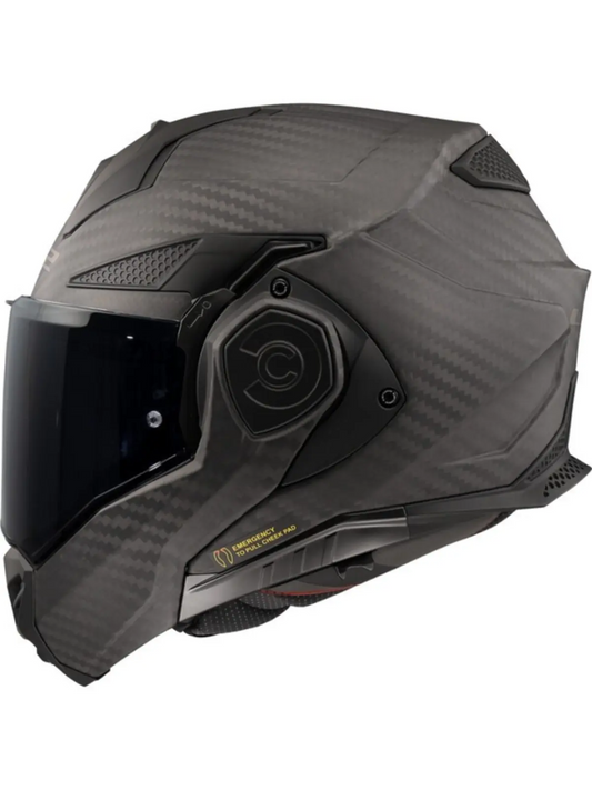 Capacete Ls2 Advant X Ff901 Solid Carbono Fosco