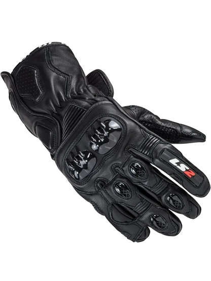Luva LS2 Swift Racing Preto/Preto