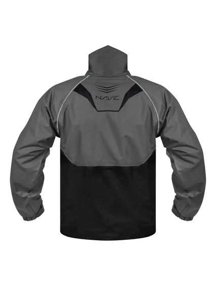 Capa de chuva Nave Titanium Preto/Chumbo