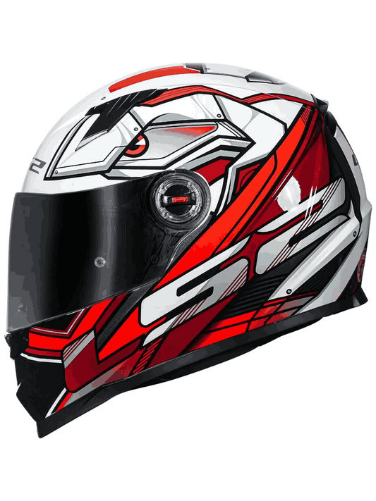 Capacete Ls2 FF358 Xdron Preto/Vermelho