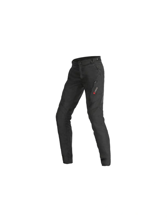 Calça Dainese Tempest 2 Feminina D-Dry Impermeavel Preto Vermelho