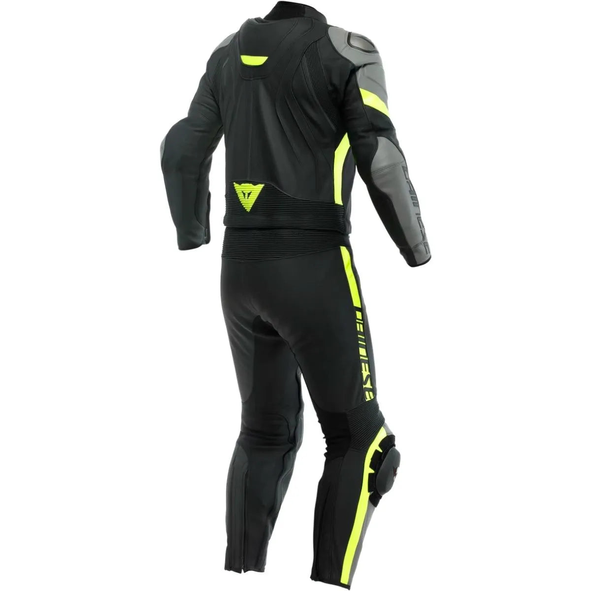 Macacao Dainese Div Avro 4 Preto Cinza e Amarelo fluo
