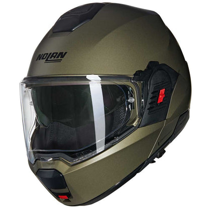 Capacete Nolan N120-1 Classic Nobile Pietra - Marrom Fosco