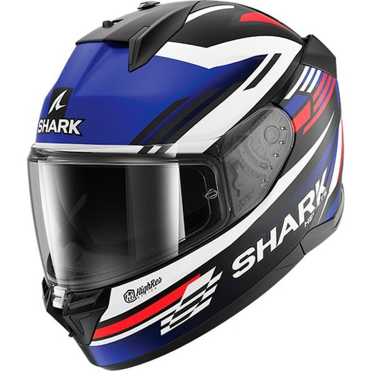 Capacete shark D-Skwal 3 Firstlap Pto/Azul/Verm Fosco (Matt KBR)
