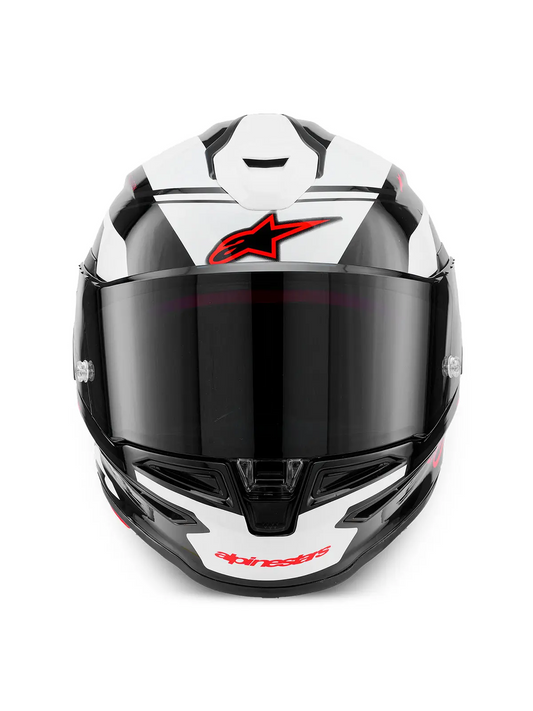 Capacete Alpinestars Sr7 A-Core Pto/Bco/Verm