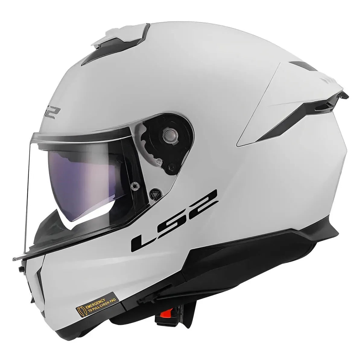 Capacete Ls2 Stream II Ff808 Monocolor Branco