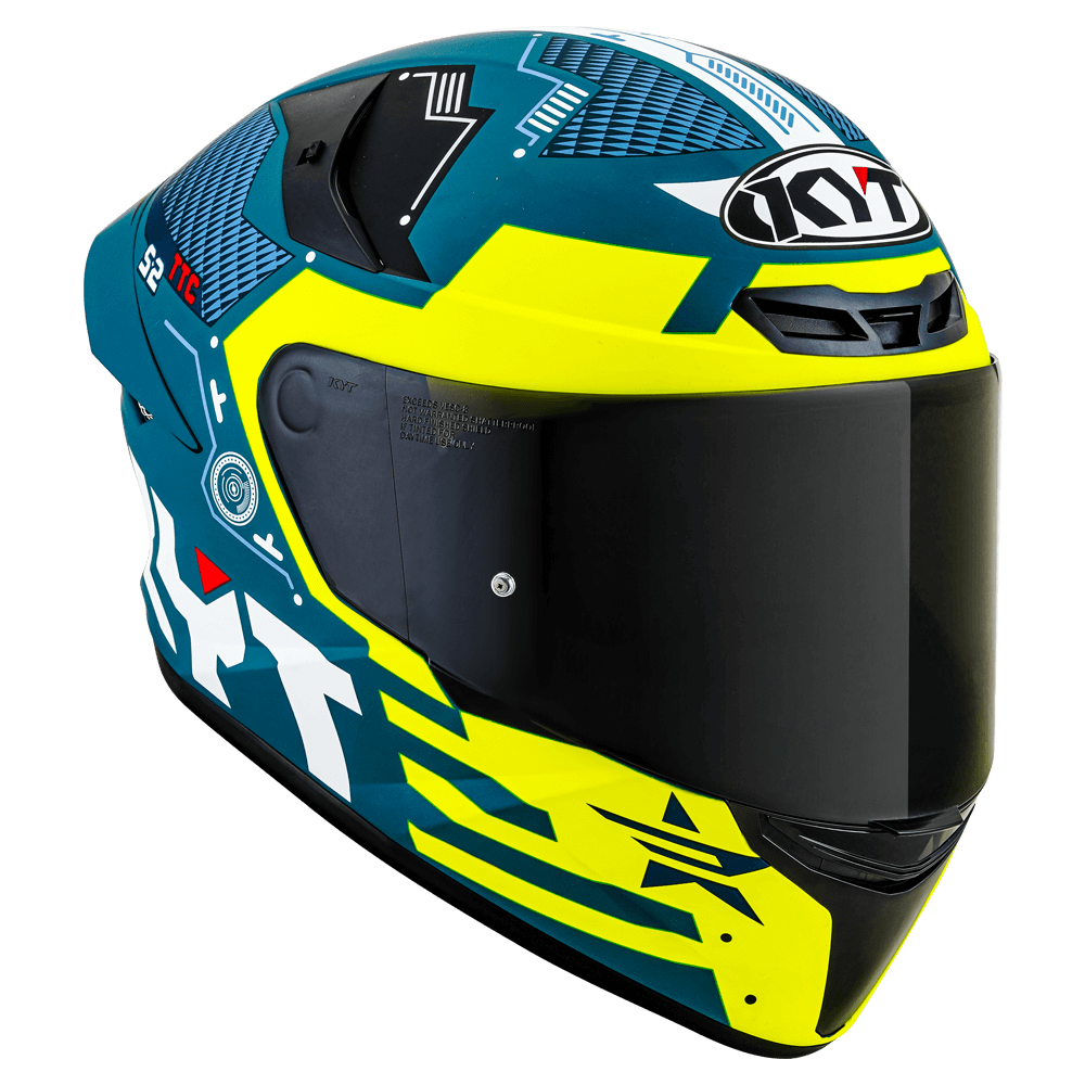 Capacete Kyt Tt Course Fuselage Amarelo