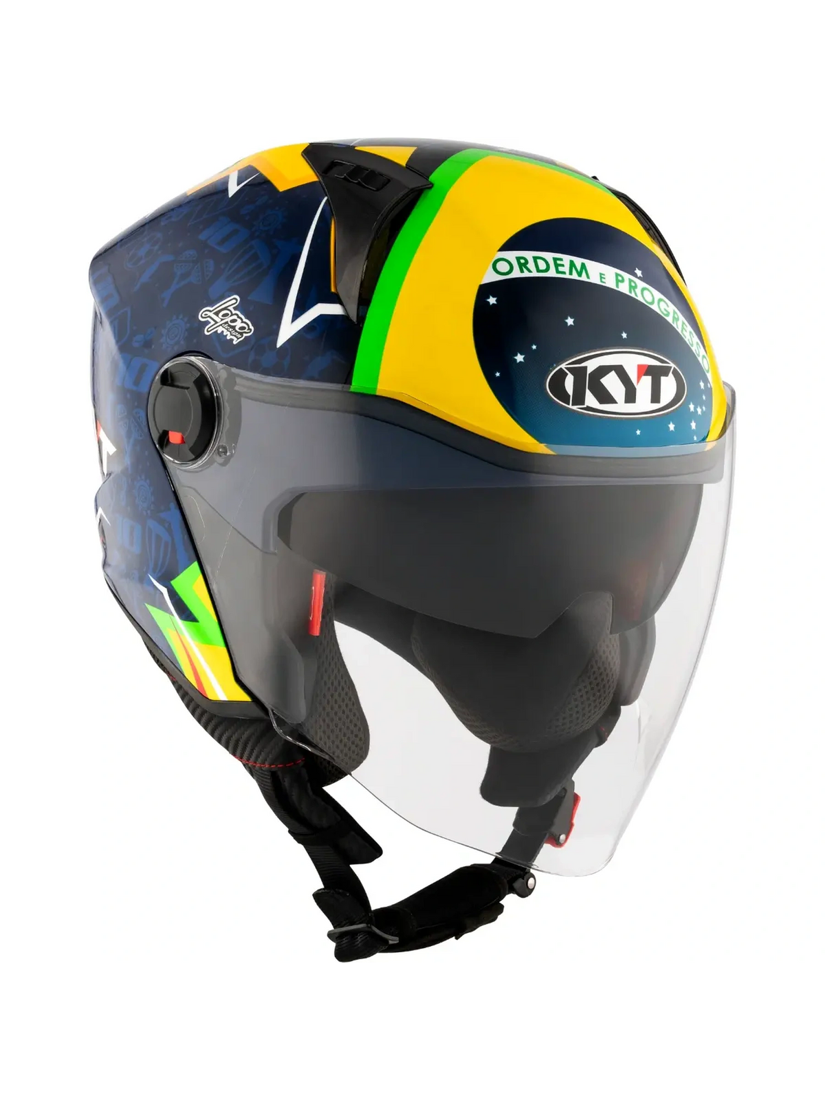 Capacete Kyt D-City Diogo Moreira 2024 Replica