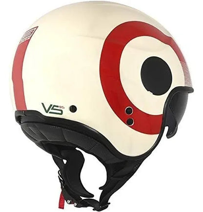 Capacete Origine Alpha Round Verde Vermelho e Branco