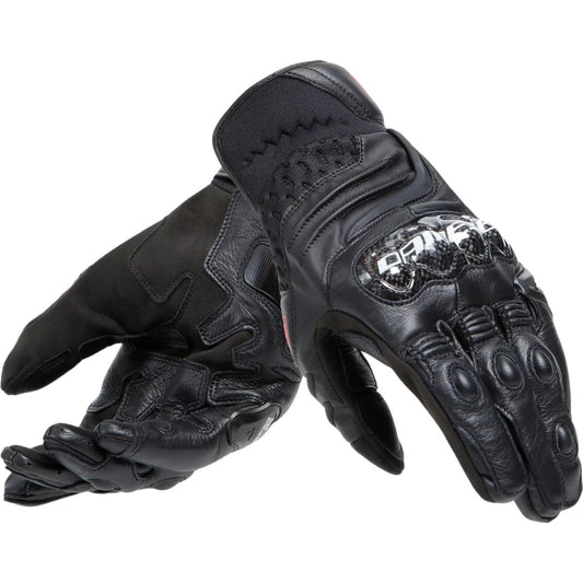 Luva Dainese Carbon 4 Curta Couro Preto