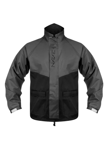 Capa de chuva Nave Titanium Preto/Chumbo