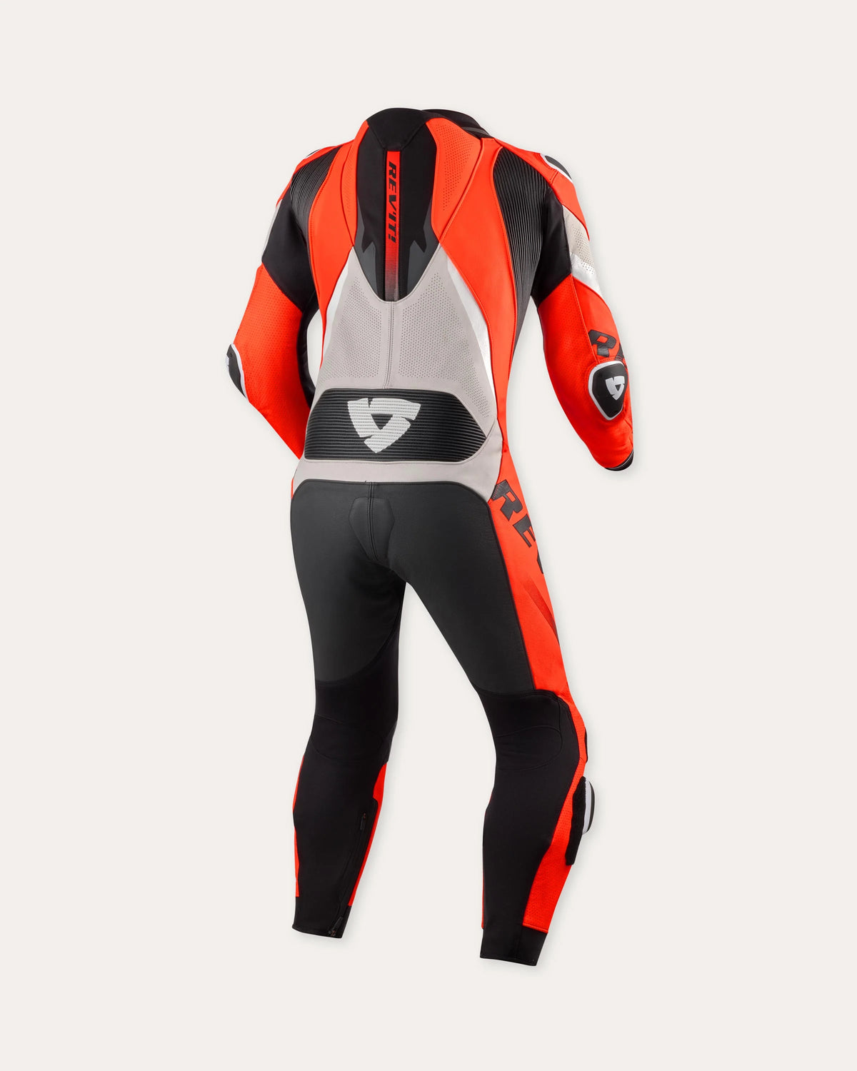 Macacão Revit One Piece Hyperspeed 3 Cinza Claro/Vermelho