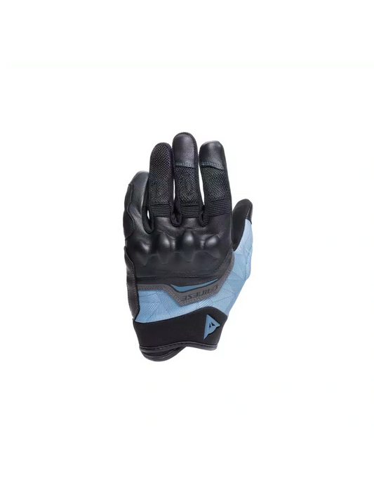 Luva Dainese Ermex Feminino Preto e Azul Miragem