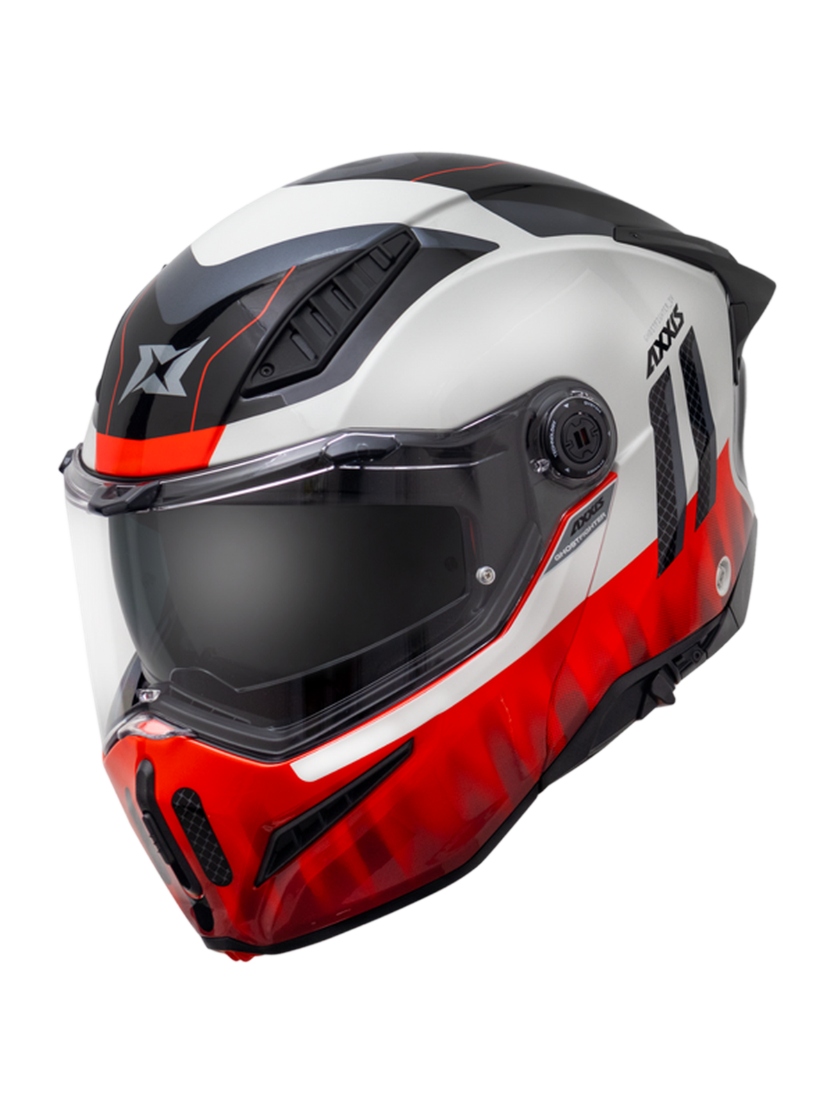 Capacete Axxis Ghostfighter Sv Grid Vermelho C5