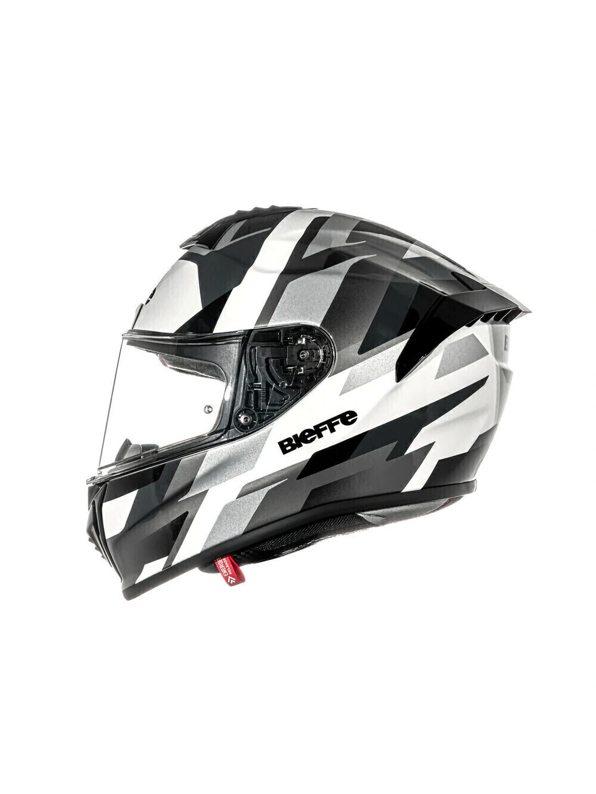 Capacete Bieffe B-Reaper Brave Branco/Prata