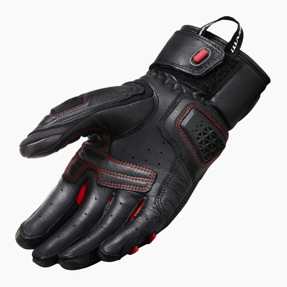 Luva Revit Sand 4 Ventilada Preto Vermelho