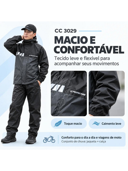 Capa De Chuva Cc Protectors Amarela (3029)
