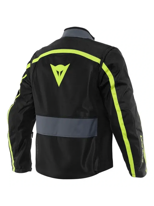 Jaqueta Dainese Outlaw Preto Ebano e Amarelo
