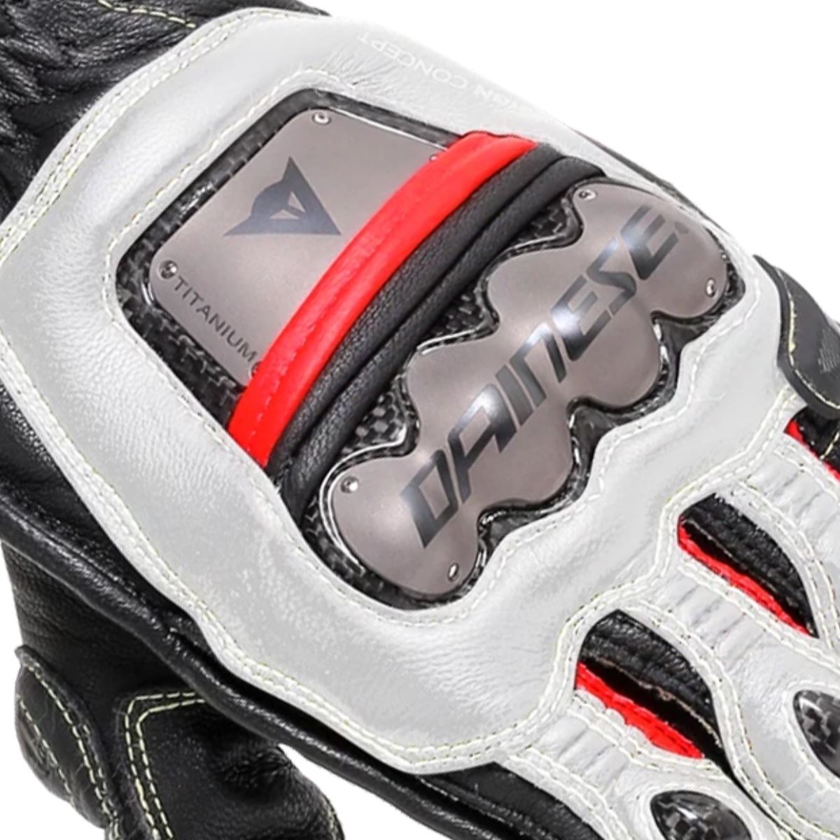 Luva Dainese Full Metal 6 Preto Branco Vermelho Lava – Motosprint