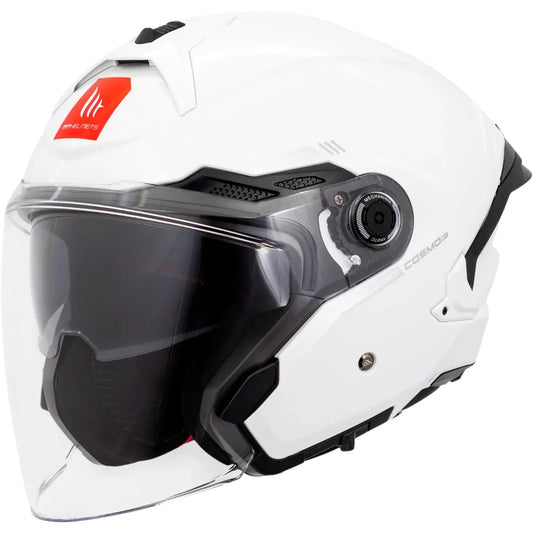 Capacete Mt Cosmo SV Solid Branco Perola (A0)
