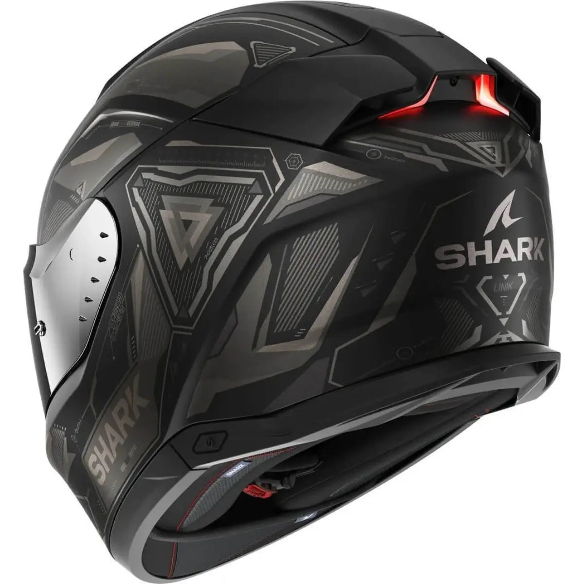 Capacete Shark Skwal I3 Linik Preto e Cinza (KAA)