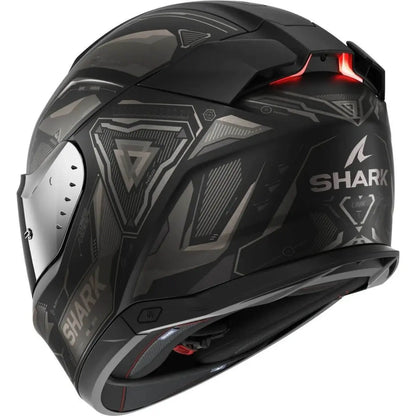 Capacete Shark Skwal I3 Linik Preto e Cinza (KAA)