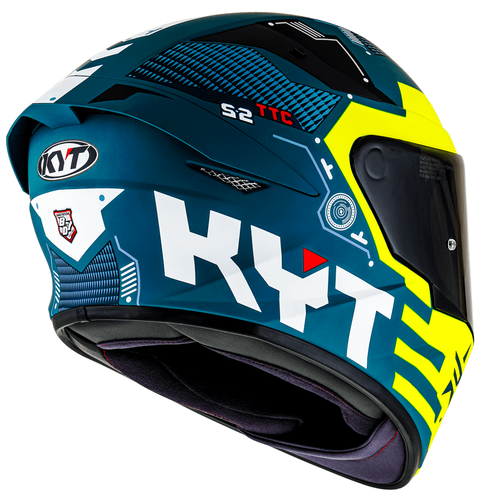 Capacete Kyt Tt Course Fuselage Amarelo
