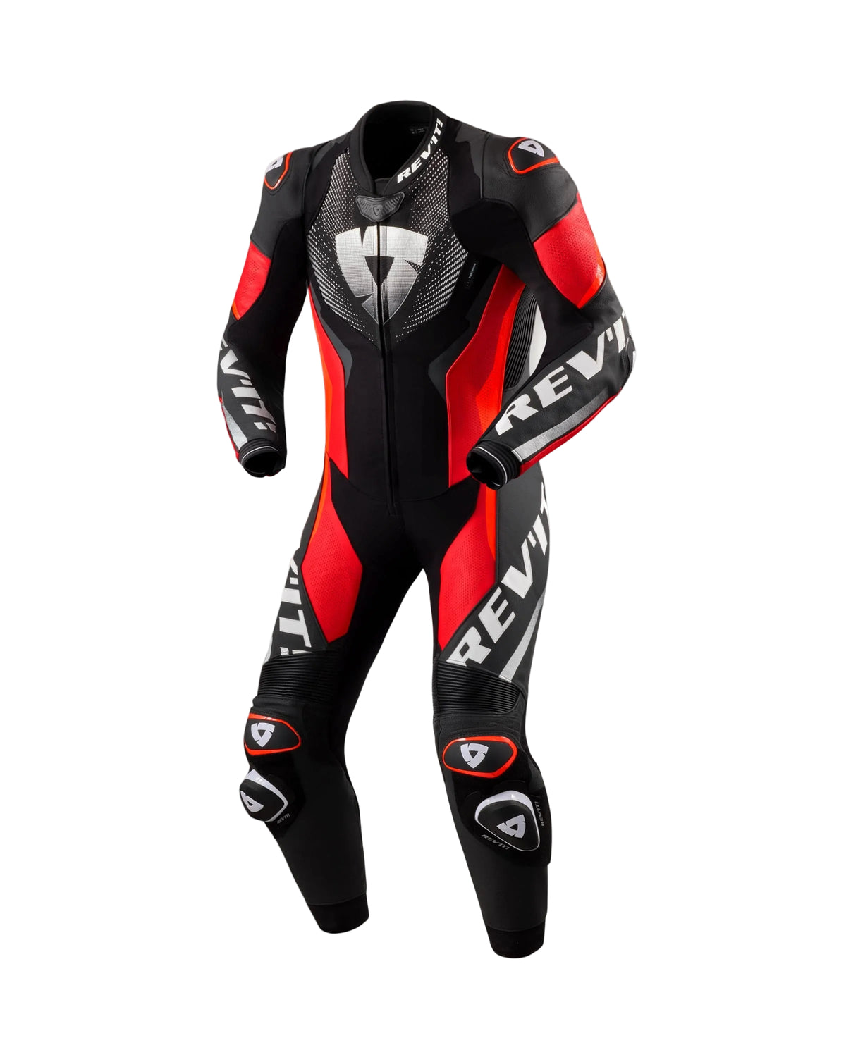 Macacão Revit One Piece Hyperspeed 3 Preto/Vermelho Neon