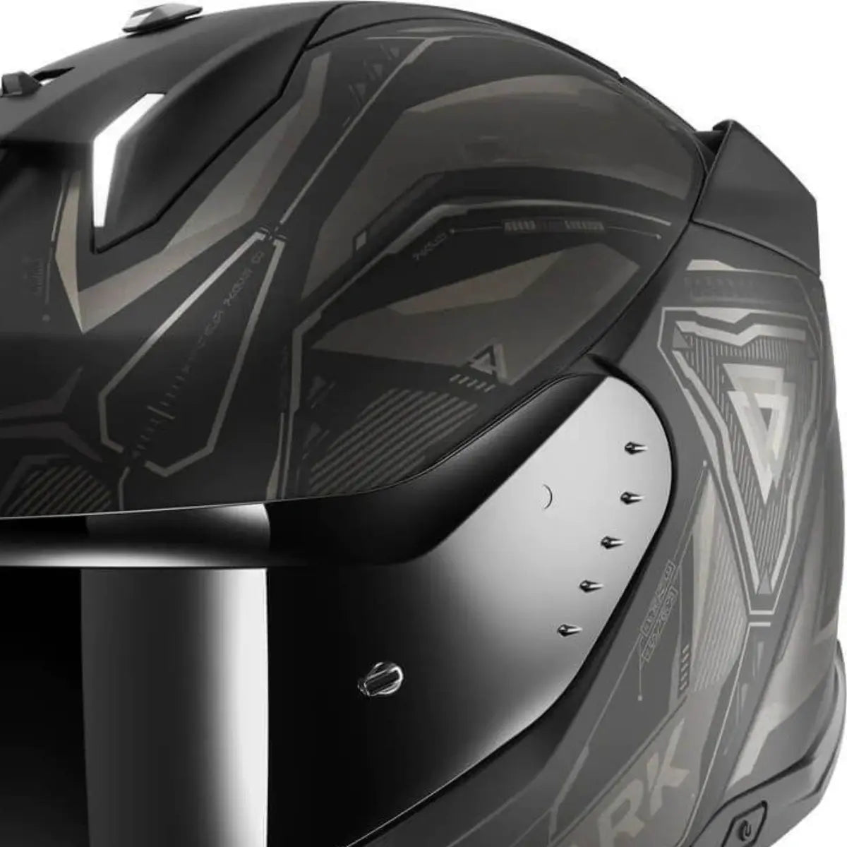 Capacete Shark Skwal I3 Linik Preto e Cinza (KAA)