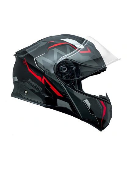 Capacete Bieffe B-Dynamic Attractie Preto e Vermelho