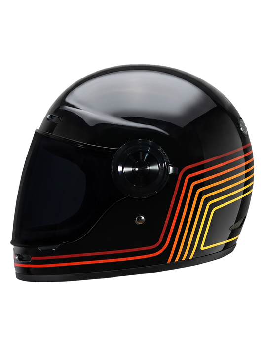 Capacete Origine Vega Sunrise Vermelho/Preto