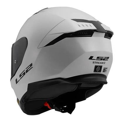 Capacete Ls2 Stream II Ff808 Monocolor Branco