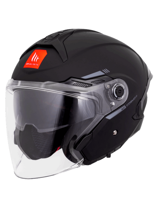 Capacete Mt Cosmo SV Pure  Preto Fosco (A1)