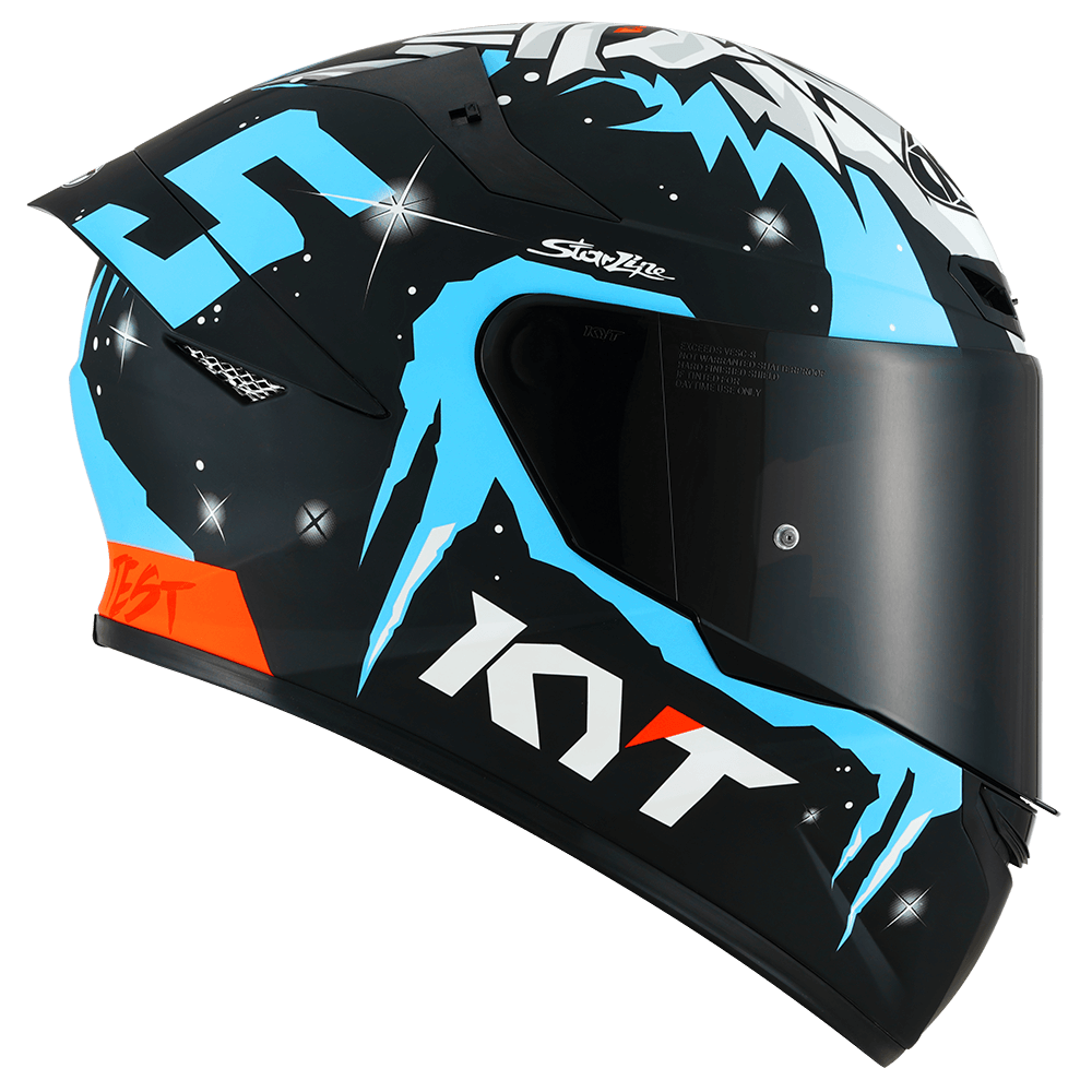 Capacete Kyt Tt Course Masia Winter Test Brilhante