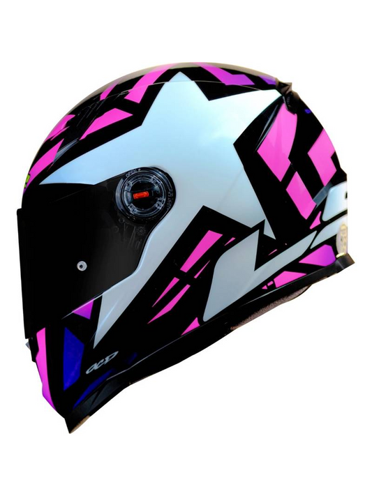 Capacete Ls2 Ff358 Starwar Preto e Rosa